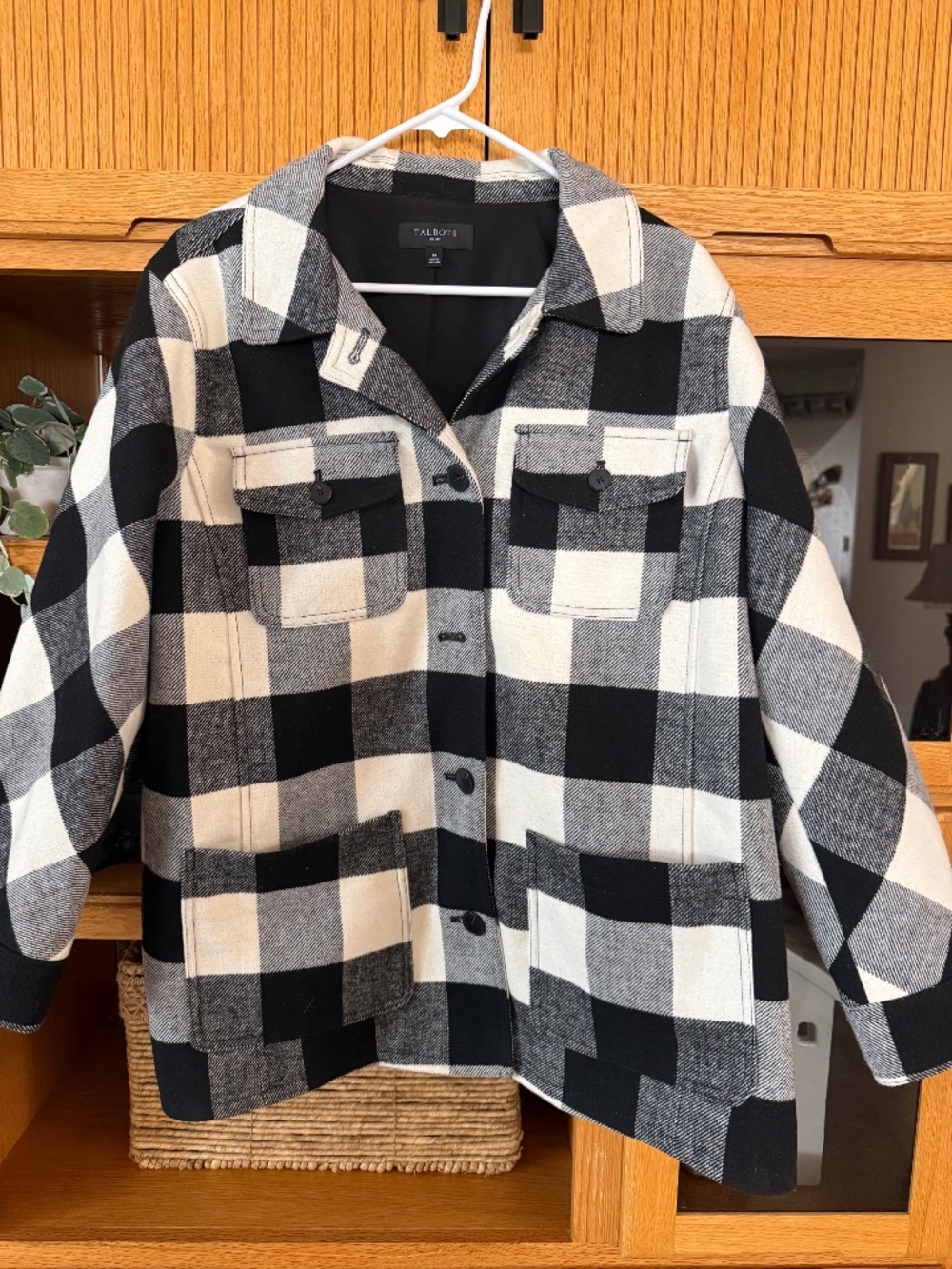 Woman's Talbot Buffalo Plaid Shacked, Size 1X